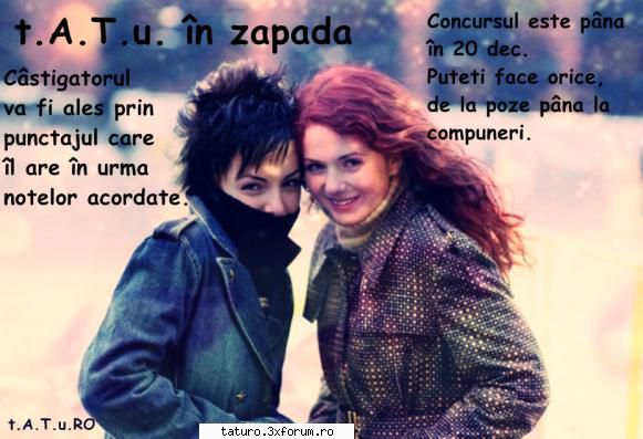 Concurs t.A.T.u. �n zapada 2012 - Hei,hei! Ştiu ,numele e ciudat dar s� zicem - Concursuri