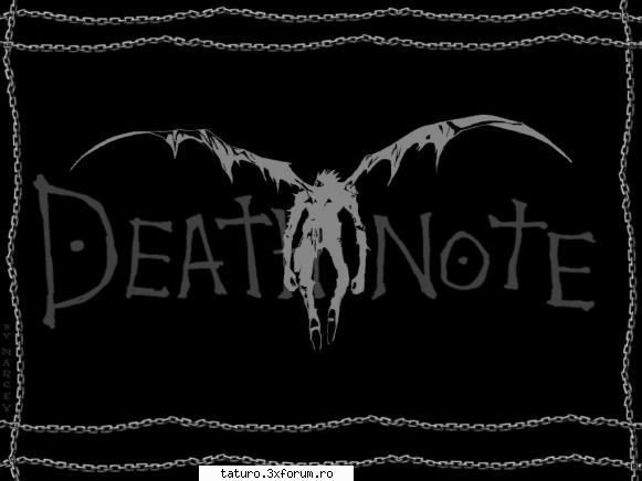 Death Note - Acesta este coltisorul Death Note de pe forum - All about...girls