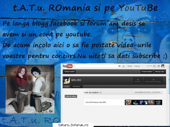 tATuRO Nr. 3 august 2012 - laraXlena - Revista tATu RO(mania) Magazine
