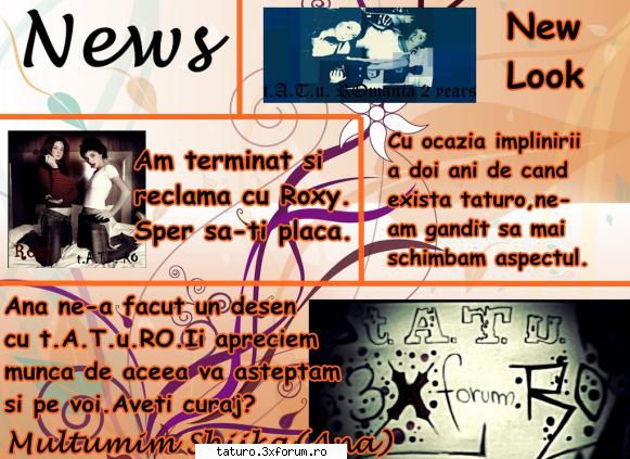 tATuRO Nr.4 Septembrie 2012 - laraXlena - Revista tATu RO(mania) Magazine